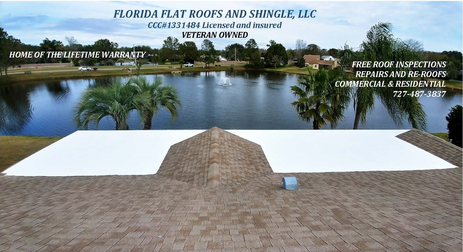 Logo for Florida Flat Roofs and Shingles LLC